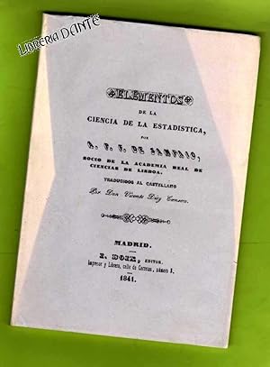 Imagen del vendedor de ELEMENTOS DE LA CIENCIA DE LA ESTADISTICA. (facsmil) a la venta por Librera DANTE