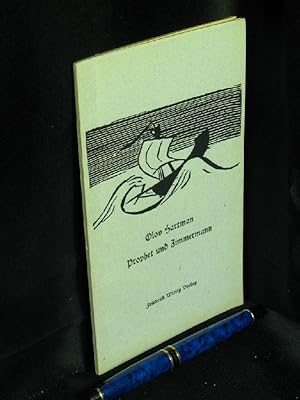 Bild des Verkufers fr Prophet und Zimmermann - Spiel in drei Akten - zum Verkauf von Erlbachbuch Antiquariat
