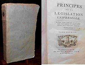 Seller image for PRINCIPES DE LA LEGISLATION UNIVERSELLE - TOME 1 for sale by Livres 113