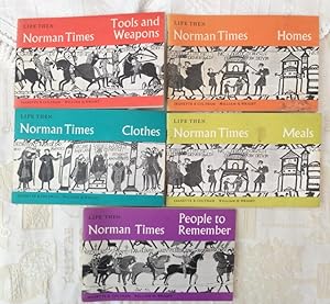 Imagen del vendedor de Norman Times: Meals; Clothes; Tools & Weapons; Homes; People to Remember. Life Then Series (5 Vols) a la venta por Brian Corrigan