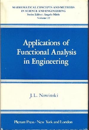 Applications of Functional Analysis in Engineering.