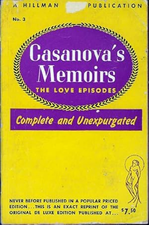 Seller image for Casanova's Memoirs for sale by John McCormick