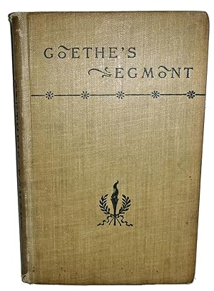 Imagen del vendedor de GOETHE'S EGMONT a la venta por Rose City Books