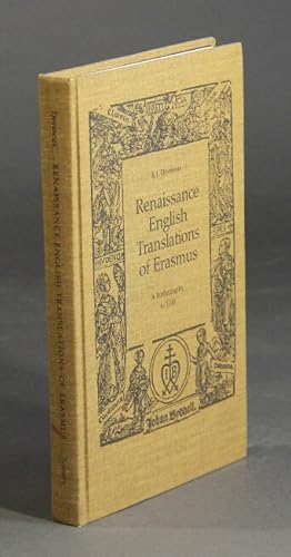 Renaissance English translations of Erasmus. A bibliography to 1700