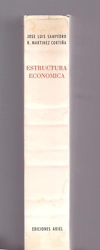 Immagine del venditore per ESTRUCTURA ECONOMICA (Teoria basica y estructura mundial) venduto da Libreria 7 Soles
