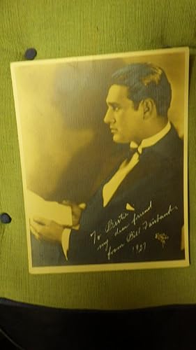 Imagen del vendedor de Bill Fairbanks (William ) SIGNED B/W Photograph Hollywood actor silent films such as "Timber Wolf", Somewhere in France, a la venta por Bluff Park Rare Books