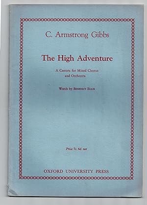 Seller image for The High Adventure: a Cantata for Mixed Chorus and Orchestra for sale by Oopalba Books
