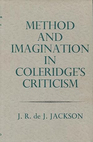 Method And Imagination In Coleridge's Criticism