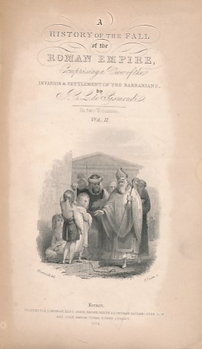 Image du vendeur pour A History of the Fall of the Roman Empire, Volume II. The Cabinet Cyclopdia mis en vente par Barter Books Ltd