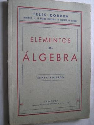 ELEMENTOS DE ÁLGEBRA