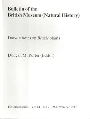 Imagen del vendedor de Darwin Notes on Beagle Plants. a la venta por Mike Park Ltd