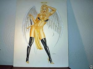 Chavez, Mario, Original pin-up Art 2004: Angel