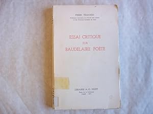 Seller image for Essai Critique Sur Baudelaire Poete. for sale by Carmarthenshire Rare Books