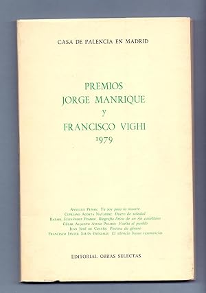 Seller image for PREMIOS JORGE MANRIQUE Y FRANCISCO VIGHI - 1979 - for sale by Libreria 7 Soles