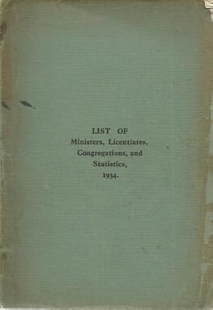 List of Ministers and Congregations of the General Assembly of the Presbyterian Church in Ireland...