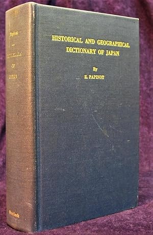 Image du vendeur pour Historical and Geographical Dictionary of Japan mis en vente par Independent Books
