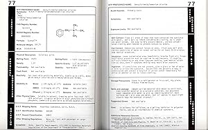 Compendium of safety data sheets for research and industrial chemicals :