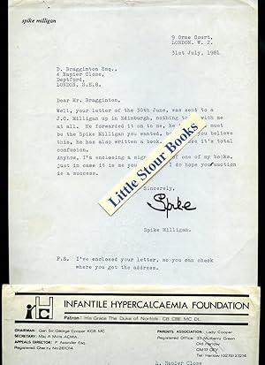 Seller image for Letter and Reply [Signed] for sale by Little Stour Books PBFA Member