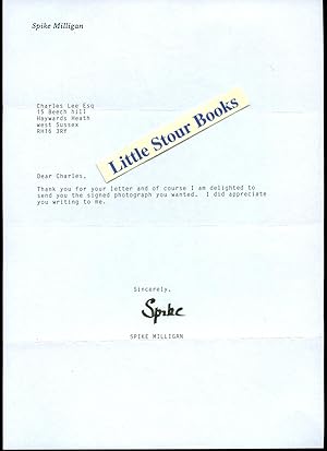 Seller image for Letter [Signed] for sale by Little Stour Books PBFA Member