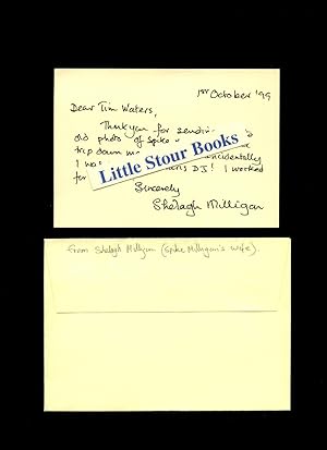 Image du vendeur pour Letter [Signed] mis en vente par Little Stour Books PBFA Member