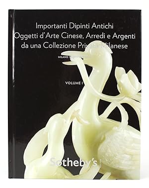 Chinese art auction catalogue: Sotheby's, Importanti Dipinti Antichi, Ogettie d'Arte Cinese, Arre...