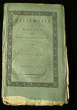 Zeitschrift für Baiern und die angränzenden Länder, 10. Heft, Oktober 1816