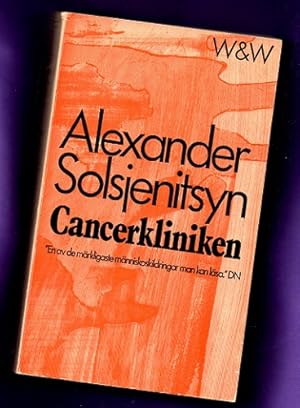 Image du vendeur pour CANCERKLINIKEN. mis en vente par Librera DANTE