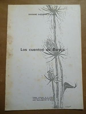 Imagen del vendedor de Los Cuentos de Baroja. a la venta por Carmichael Alonso Libros