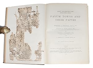 Bild des Verkufers fr Faym Towns and their Papyri. With a Chapter by J. Grafton Milne. zum Verkauf von Lynge & Sn ILAB-ABF