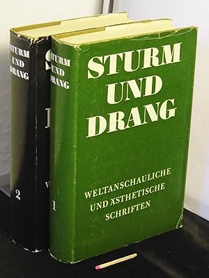 Sturm und Drang. Weltanschauliche und ästhetische Schriften. Band 1 und 2. (komplett) -