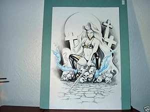 Lady Death: Erik Drudwyn, early original art