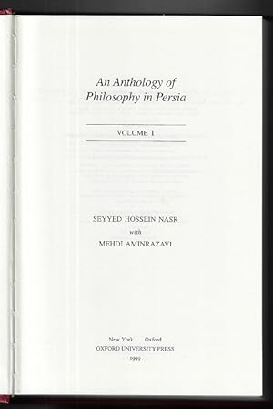 An Anthology of Philosophy in Persia, Volume I