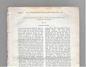 Seller image for The Philosophy Of Crime With Illustrations From Familiar History, Part I: William Andrew Horne / Part II: Francis David Stirn for sale by Legacy Books II