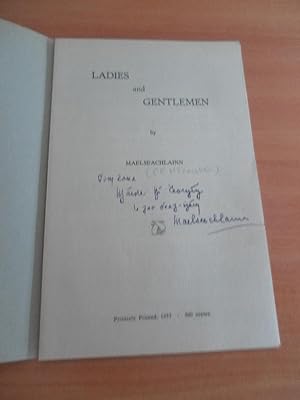Seller image for Ladies and Gentlemen for sale by Dublin Bookbrowsers