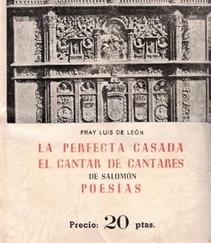 Seller image for La perfecta casada; El cantar de cantares; Poesas. for sale by Librera Vobiscum