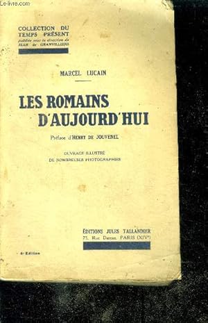 Imagen del vendedor de LES ROMAINS, D'AUJOURD'HUI a la venta por Le-Livre