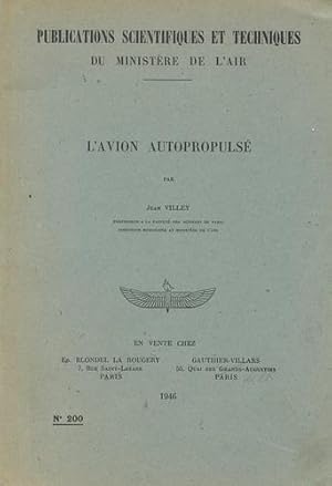 Seller image for L'Avion Autopropuls, for sale by Antiquariat Lindbergh