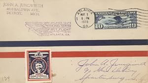 Charles Lindbergh Airmail Postal Cover