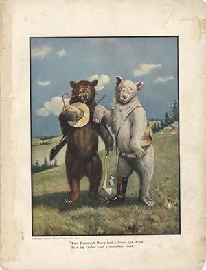Imagen del vendedor de The Roosevelt Bears Leave Their Mountain Home (Color Print) a la venta por Antipodean Books, Maps & Prints, ABAA