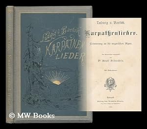 Seller image for Karpathenlieder. Erinnerung an die ungarischen Alpen. Dem Magyarischen nachgedichtet von A. Silberstein for sale by MW Books