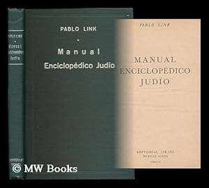 Imagen del vendedor de Manual enciclopedico judio / Pablo Link a la venta por MW Books