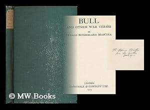 Imagen del vendedor de Bull and other war verses / by Dugald Sutherland MacColl a la venta por MW Books