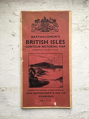 Bartholomew's British Isles Contour Motoring Map