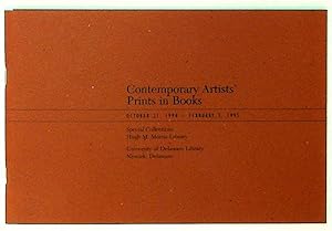 Contemporary Artists' Prints in Books. October 21, 1994 - February 3, 1995