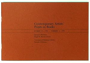 Contemporary Artists' Prints in Books. October 21, 1994 - February 3, 1995