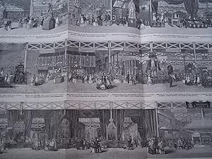 Seller image for The Illustrated London News (Single Complete Issue: Vol. XX No. 539, January 3, 1852) With Supplement Engraving "Grand Panorama of the Great Exhibition No. V" for sale by Bloomsbury Books
