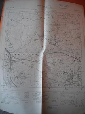 Map of Yorkshire: Sheet SD 85 NE