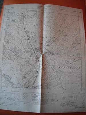 Map of Yorkshire: Sheet SD 86 NW