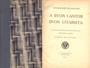 A buon cantor buon citarista. Rilievi di un otologo sul suono e sulla voce nell'opera di Dante. I...