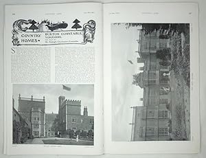 Original Issue of Country Life Magazine Dated January 26th 1907, with a Main Feature on Burton Co...